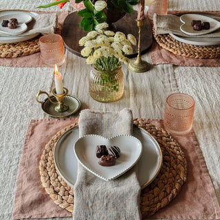 Cafe Creme Lightweight Linen Placemat - Linen Tales B2B 4