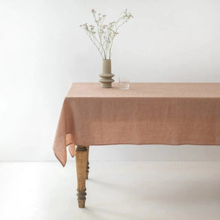 Cafe Creme Lightweight Linen Tablecloth - Linen Tales B2B 