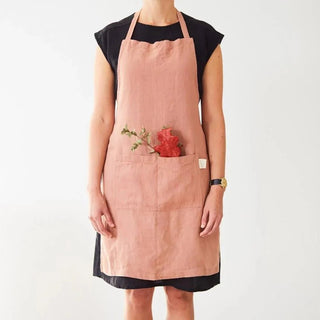 Cafe Creme Linen Daily Apron - Linen Tales B2B 