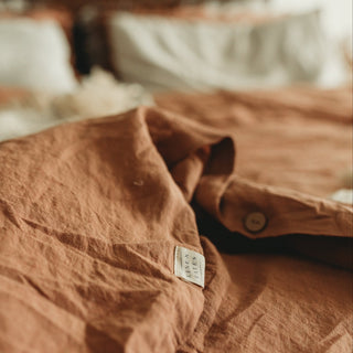 Cafe Creme Linen Duvet Cover - Linen Tales B2B 
