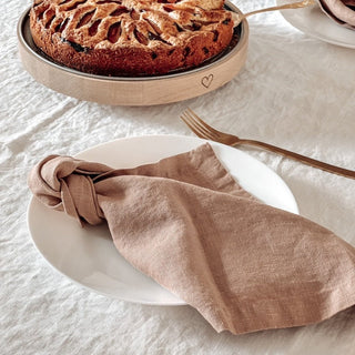 Cafe Creme Linen Napkins Set of 2 - Linen Tales B2B 3