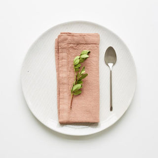Cafe Creme Linen Napkins Set of 2 - Linen Tales B2B 