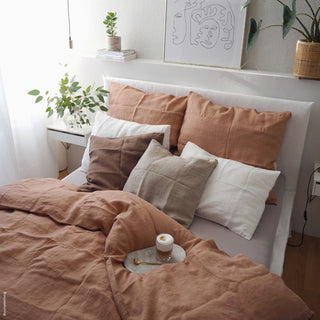 Cafe Creme Linen Pillowcase - Linen Tales B2B 5