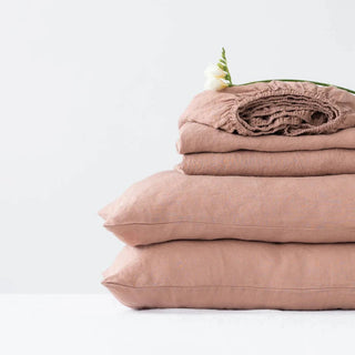 Cafe Creme Linen Sheet Set - Linen Tales B2B 
