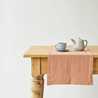 Cafe Creme Linen Table Runner - Linen Tales B2B 
