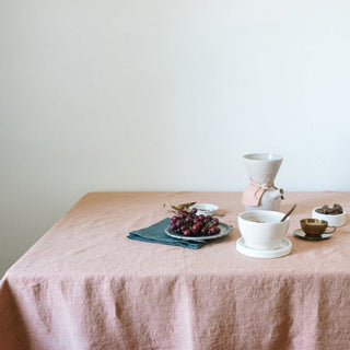Cafe Creme Linen Tablecloth - Linen Tales B2B 5