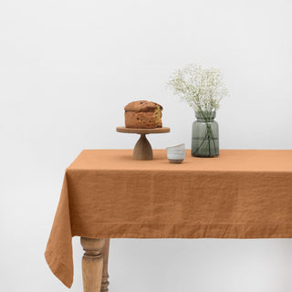 Clay Linen Tablecloth - Linen Tales B2B 