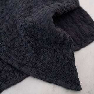 Dark Grey Linen Dishcloth Set of 2 - Linen Tales B2B 3