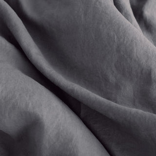 Dark Grey Linen Duvet Cover Set - Linen Tales B2B 6