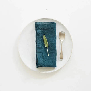 Deep Water Linen Napkins Set of 2 - Linen Tales B2B 
