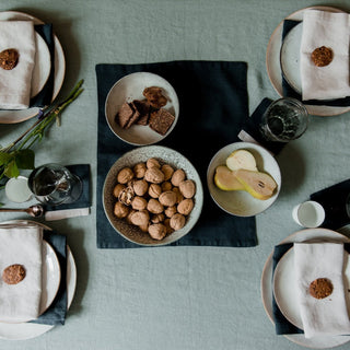 Deep Water Linen Placemat - Linen Tales B2B 