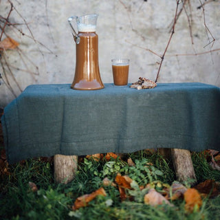 Deep Water Linen Tablecloth - Linen Tales B2B 