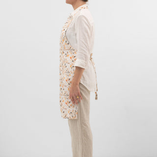 Fall Watercolor Linen Daily Apron - Linen Tales B2B 