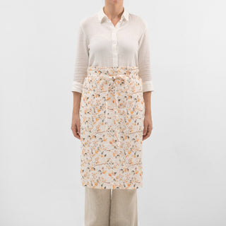 Fall Watercolor Linen Garcon Apron - Linen Tales B2B 