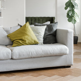 Forest Green Linen Cushion Cover - Linen Tales B2B 