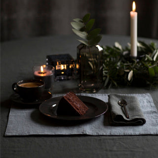 Forest Green Linen Tablecloth - Linen Tales B2B 3