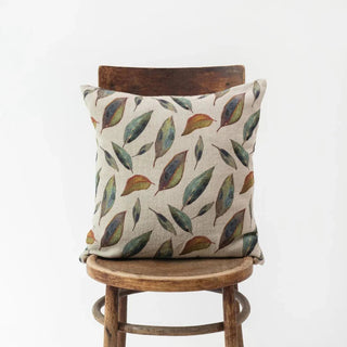 Golden Fall on Natural Linen Cushion Cover - Linen Tales B2B 1