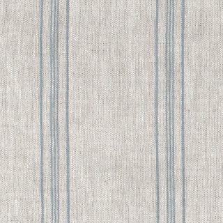 Grey Blue Wide Stripe Linen Garcon Apron - Linen Tales B2B 