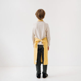 Kids Butter Linen Daily Apron - Linen Tales B2B 