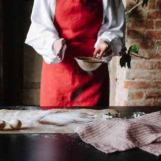 Lava Falls Linen Daily Apron - Linen Tales B2B 4