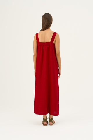 Lava Falls Linen Fugue Dress - Linen Tales B2B 4