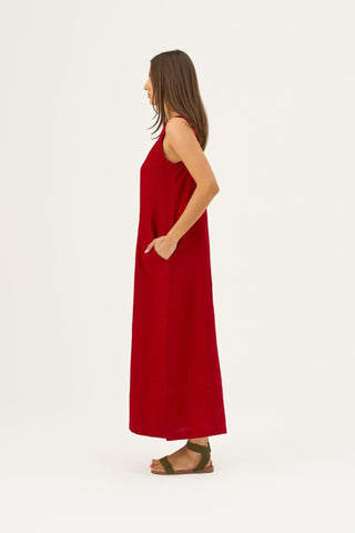 Lava Falls Linen Fugue Dress - Linen Tales B2B 3