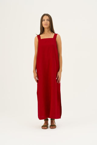 Lava Falls Linen Fugue Dress - Linen Tales B2B 