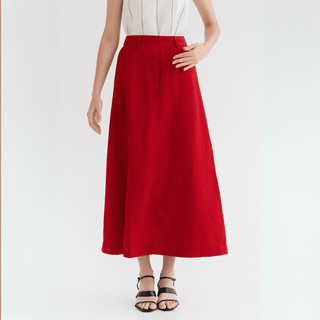 Lava Falls Linen Gardenia Skirt - Linen Tales 5