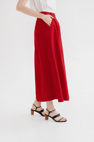 Lava Falls Linen Gardenia Skirt - Linen Tales B2B 4