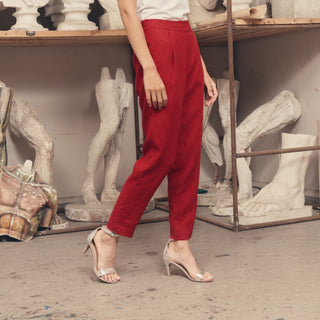 Lava Falls Linen Gladiolus Pants - Linen Tales 3