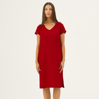 Lava Falls Linen Goldenrod Dress - Linen Tales B2B 