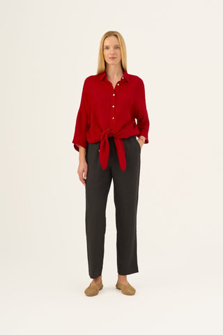 Lava Falls Linen Oregano Shirt - Linen Tales B2B 6