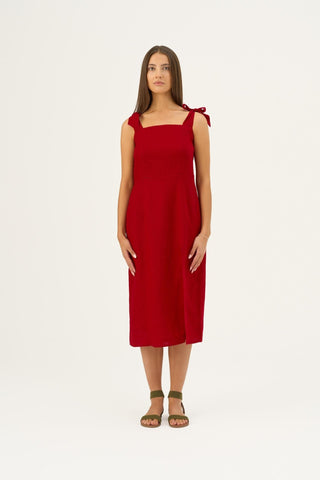 Lava Falls Linen Rumba Dress - Linen Tales B2B 