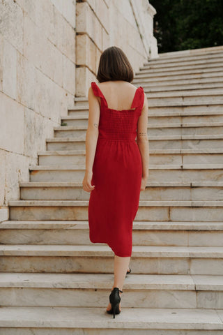 Lava Falls Linen Rumba Dress - Linen Tales B2B 7