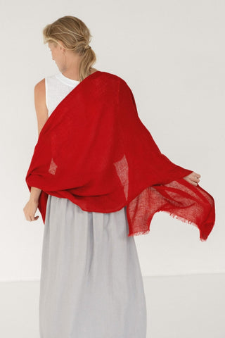 Lava Falls Linen Woodbine Scarf - Linen Tales B2B 
