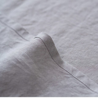Light Grey Lightweight Linen Round Tablecloth - Linen Tales B2B 4