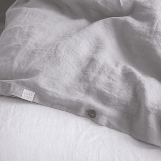 Light Grey Linen Duvet Cover - Linen Tales B2B 