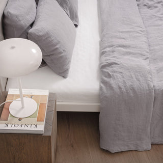 Light Grey Linen Duvet Cover Set - Linen Tales B2B 3