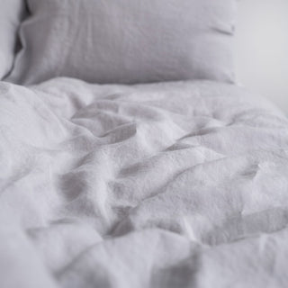 Light Grey Linen Duvet Cover Set - Linen Tales B2B 5