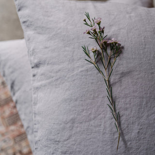 Light Grey Linen Pillowcase - Linen Tales B2B 