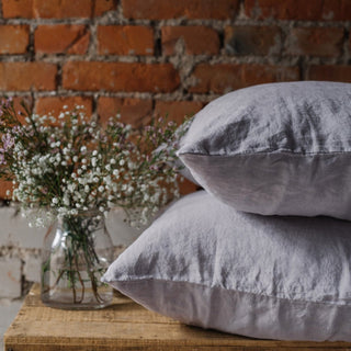 Light Grey Linen Pillowcase - Linen Tales B2B 3