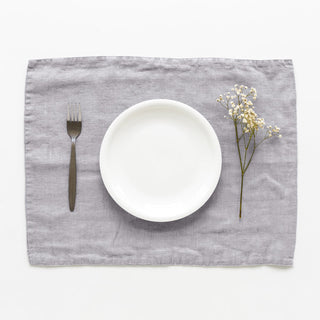 Light Grey Linen Placemat - Linen Tales B2B 