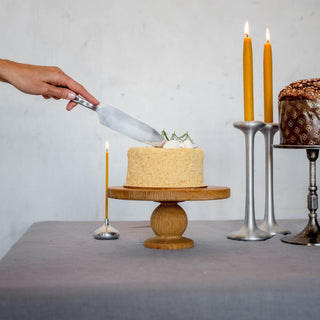 Light Grey Linen Tablecloth - Linen Tales B2B 