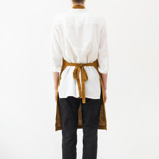 LIMITED EDITION Bronze Linen Daily Apron - Linen Tales B2B 3