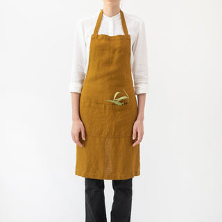 LIMITED EDITION Bronze Linen Daily Apron - Linen Tales B2B 
