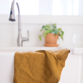 LIMITED EDITION Bronze Linen Kitchen Towel - Linen Tales B2B 