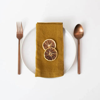LIMITED EDITION Bronze Linen Napkins Set of 2 - Linen Tales B2B 