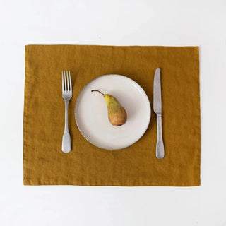 LIMITED EDITION Bronze Linen Placemat - Linen Tales B2B 