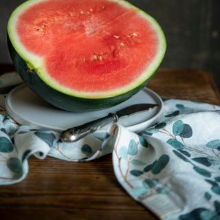 LIMITED EDITION Eucalyptus Linen Kitchen Towel - Linen Tales B2B 