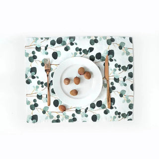 LIMITED EDITION Eucalyptus Linen Placemat - Linen Tales B2B 